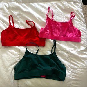 Victoria's Secret / Pink Sport Bra - Green, Red and Pink